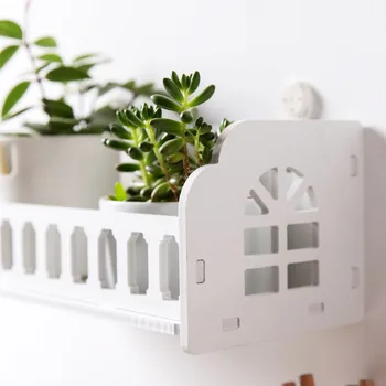 

2020New Living Room Wall Mounted Shelf White Display Storage Rack Bedroom Desktop Organizer Ornament Holder Home Decoration