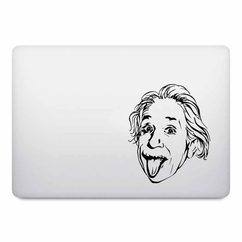 Humor Einstein Potrait наклейка для ноутбука Macbook Decal Pro 1" Air retina 11 12 13 14 15 дюймов Mac Book Mi notebook наклейка для кожи