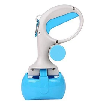 

Cat and Dog Sandwich Toilet Two in One Portable Pet Pick Up Toilet with Garbage Bag Pet Pick Up Clip Cleaning Supplies