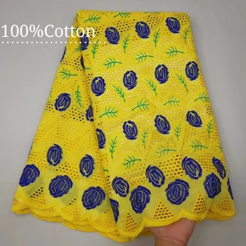 

Women Switzerland Lace African French Voile Lace High Quality Cheap Swiss Voile Lace Fabric Nigerian Dry Cotton Lace Fabric