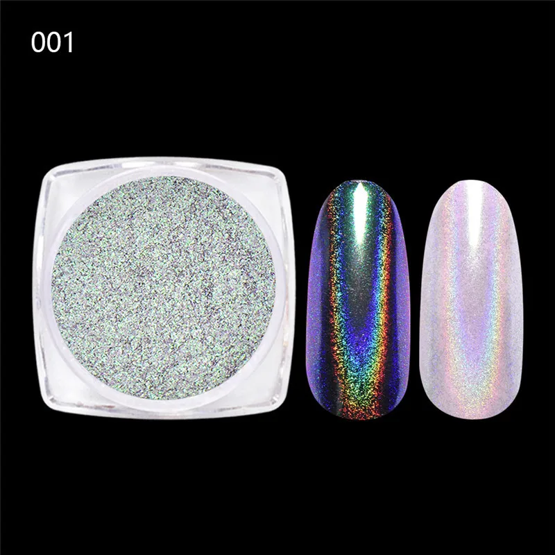 BeautyBigBang лак для ногтей Блестящий Порошок 0,2 г Хамелеон для ногтей мерцающий Русалка жемчуг пигмент Сияющий лазер в виде ракушки окунутый порошок