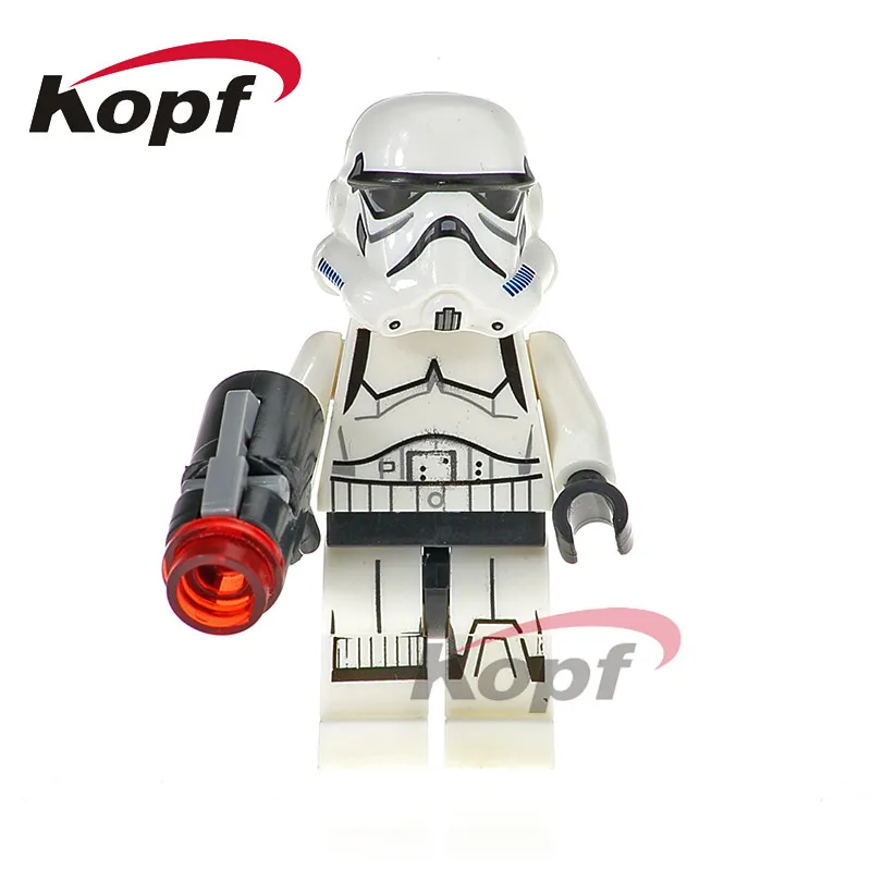 Одиночная строительных блоков космические Obi-Wan Kenobi императорские королевские охранники Дарт Вейдер фигурки для детей игрушки C015-022 - Цвет: C004 Without Box
