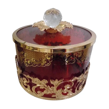 

Red Classical Glass Bark fruit box Storage bottles, cans, boxes Party Food Box