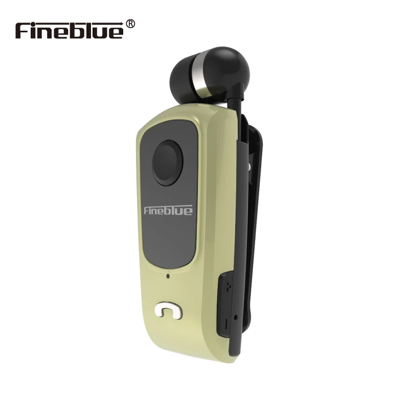 Fineblue Wireless Retractable Portable Mini Bluetooth Headset Calls Remind Vibration Wear Clip Sports Running Earphone F910 F920 — view 6