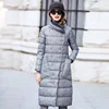 Duck Down Jacket Women Winter Long Thick Double Sided Plaid Coat Female Plus Size Warm Down Parka For Women Slim Clothes 2022 ► Photo 2/6