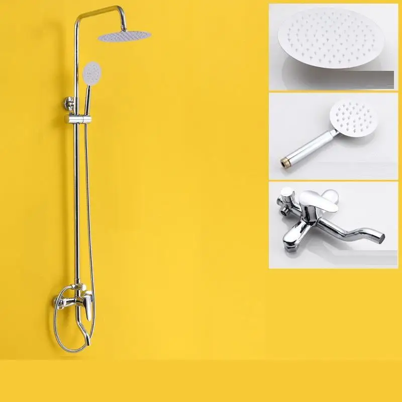 Набор для душа Banheiro Lavabo Electronica Dusche timna Ducha Doucheset panel Colonne De Regadera Preto Eletrico Douche Chuveiro - Цвет: Version K