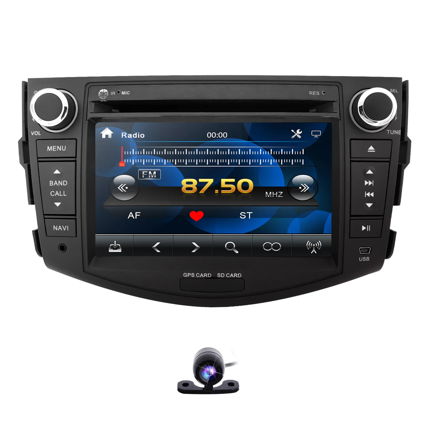 Автомобильный DVD плеер 7 дюймов для Toyota RAV 4 2006 2012 радио мультимедиа GPS навигация