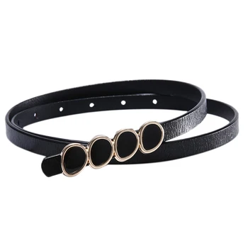 

Fashion Women Belt Leather Female Strap Thin Waistband for Jeans Dress Belt
