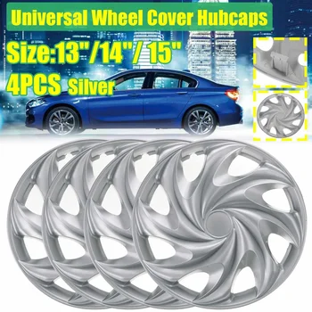 

Universal 4Pcs/Set Car Wheel Cap 13"/14"/15" Hubcap Wheel Covers Automobile Rim Skin Cover Auto Decoration Accessories