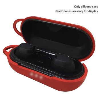 

Storage Thickened Bluetooth Earphone Shockproof Solid Silicone Cover Clamshell Anti-fall Anti-lost Protective Case Fashion Small