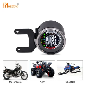 

12V Multi-Function Meter Motorcycle Modified Instrument Speed Odometer Oil Gauge Speedometer LCD Tachometer Instrument