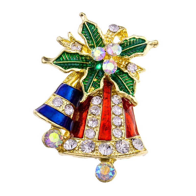 Creative Christmas Suit Pins High Quality Gifts Vintage Style Alloy Corsage Christmas Unisex DIY Clothing Decorations Supplies