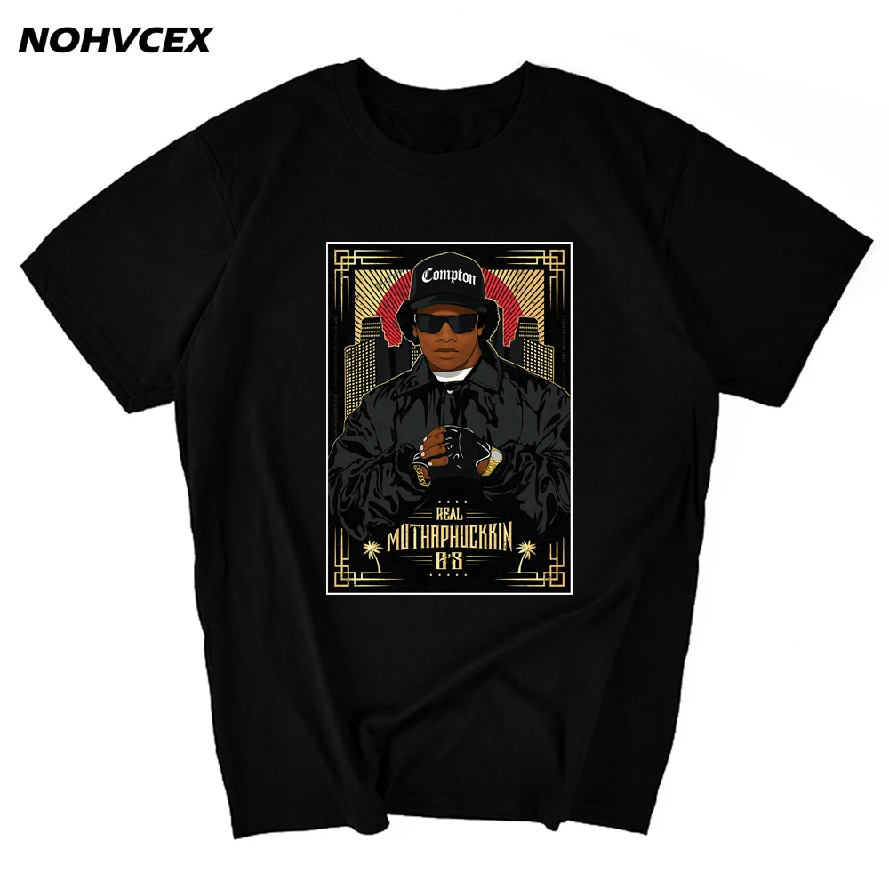 Футболки EAZY E повседневные топы с коротким рукавом и круглым вырезом|Футболки| |