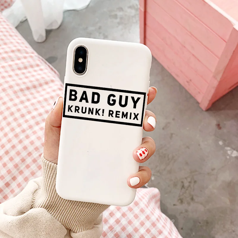 W-6007 Billie eilish Мягкий силиконовый чехол для телефонов ярких цветов Чехол для iPhone X XR XS MAX 6 7 8 plus 6s для Apple лучший дизайн корпуса - Цвет: W-6007