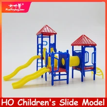 

1:87 Ho Scale Children's Slide for Kindergarten Playground Park with Slides Set Model Architectural Building Layout 1:150