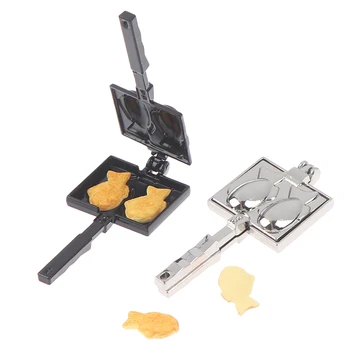 

1Set 1/12 Dollhouse Miniature Accessories Mini Taiyaki Mould Simulation Snapper Food Model Toys for Doll House Decoration