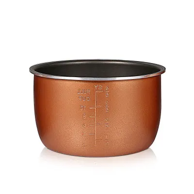 Rice Cooker Replacement Inner Pot Rice Cooker Liner Electric Pressure Cooker Liner Multicooker Bowl 5L Non-stick Pan Double Spray Thickening