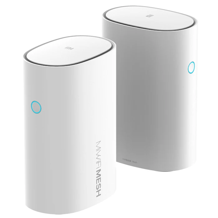 2 шт Xiaomi mi Wi-Fi роутер 2,4G/5 GHz Smart Xiao mi Mesh WiFi роутер AC1300+ 1000M LAN+ 1300M Qualcomm 4 ядра 4 усилителя сигнала - Цвет: 2 PCS