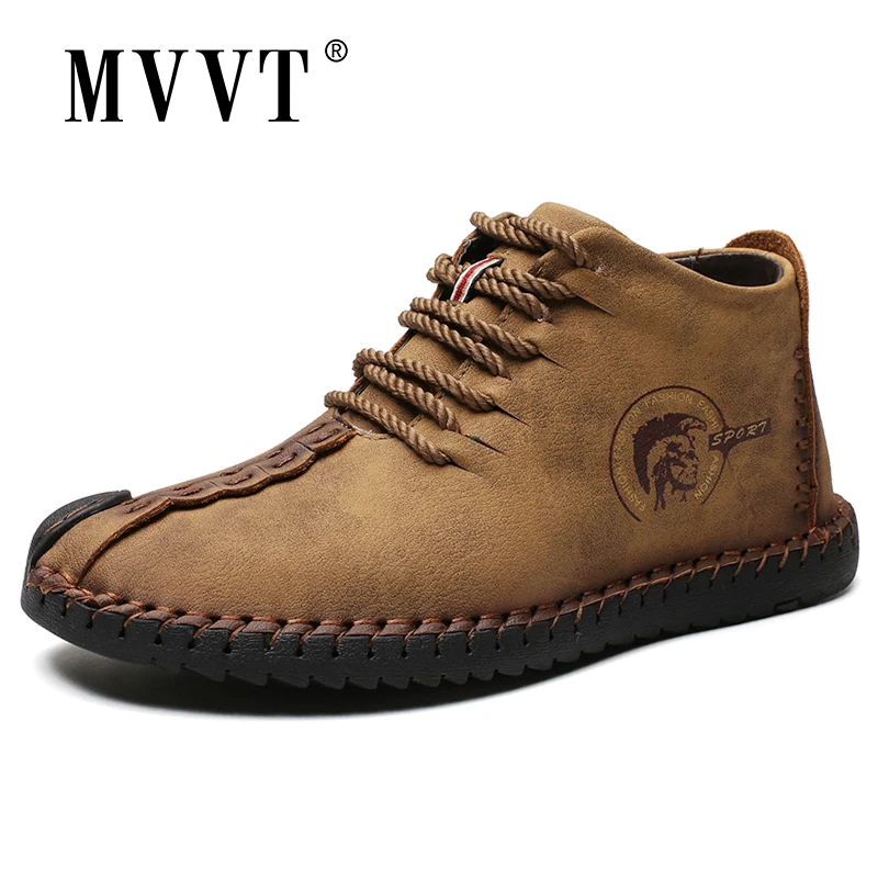 Ceny Klasyczne wygodne męskie botki jakości Split skórzane buty męskie zimowe buty śnieżne buty ocieplane z futrem Man Boot Shoes