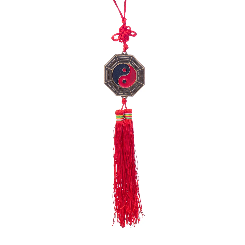 Retro Chinese 5CM Bagua Bagwa Knot Tassel Pendant Home Outdoor Decoration Retro Chinese 5CM Bagua Bagwa Knot Tassel Pendant Home Outdoor Decoration