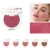 QIBEST Face Matte Blush Palette 6 Color Cheek Blusher Powder Makeup Rouge Минеральный Пигмент Косметика Длительный Натуральный Макияж