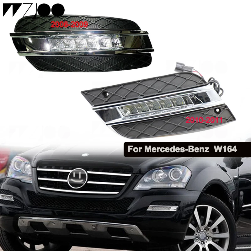 

For Mercedes Benz W164 ML-Class 2009-2011 ML280 LED Daytime Running Lights White Waterproof External Led Fog Bar Lamp White
