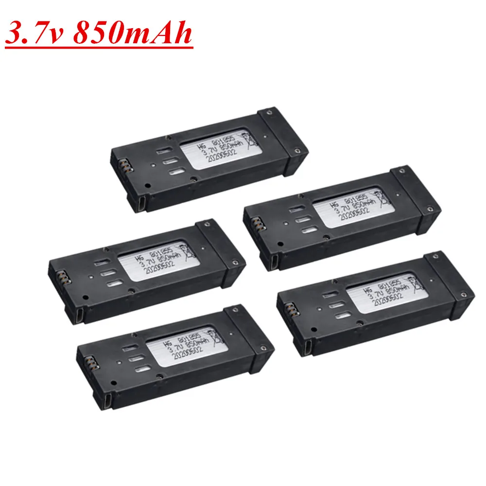 Batteria lio 3.7V 600mAh 850mAh 1200mAh 1800mAh compatibile con pezzi ricambio Quadcopter E58 S168 JY019 JD19  44