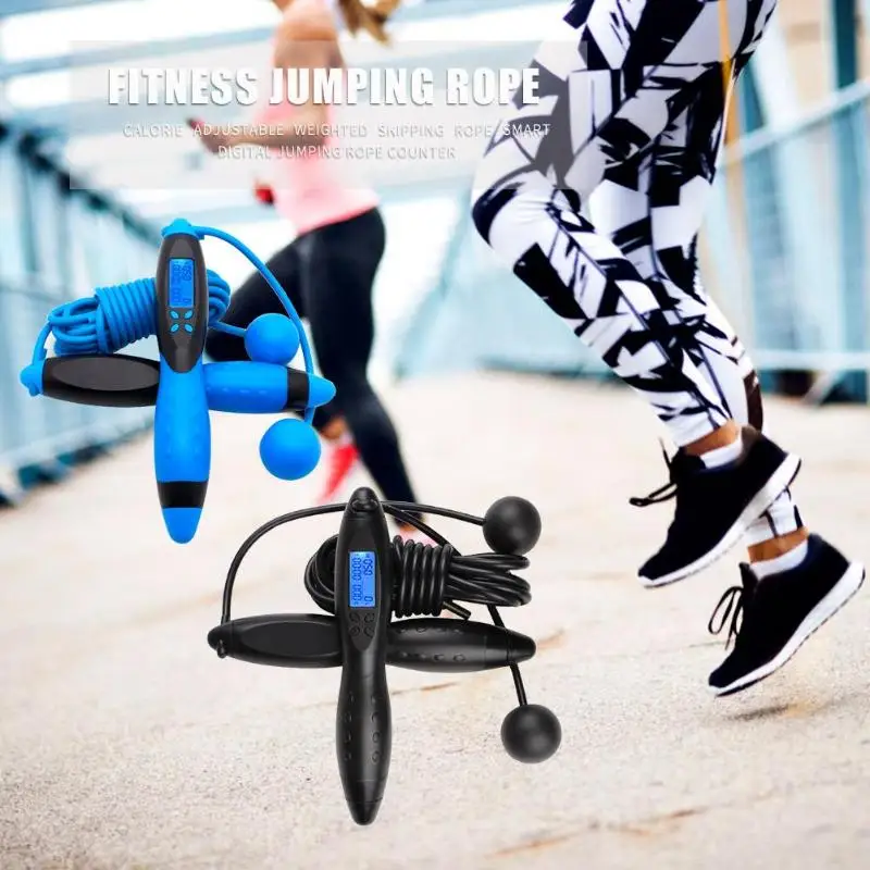 Hot Sale Jump Ropes Delicate Design Smart Digital Speed Jumping Rope Counter Calorie Fitness Sports Skipping Rope