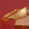 Trendy Bracelet Bangle With Flower Women Wedding Jewelry Valentine's Day Jewelry Gift 4