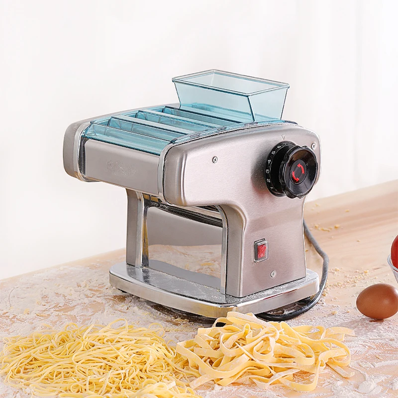 220V Electric Noodles Maker FKM-150 Multi Functions Stainless Steel Dough Pressing Cutting Machine Noodles Maker