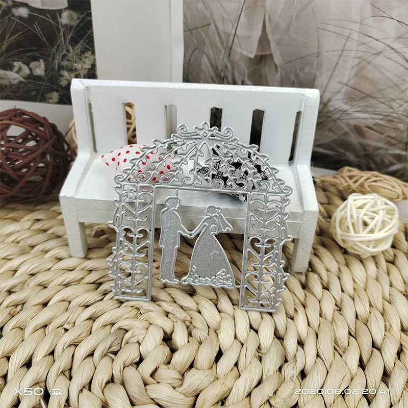 Металлический режущий штамп DIY шаблон Свадебные листья рисунок тиснение