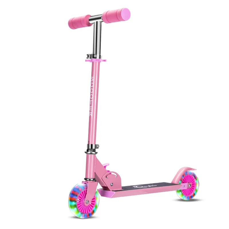 

Two Wheels Kids Children 6-Year-Old Stroller Scooter Single Foot ride Instead of Walk 2 Slip Two round 3-8 Unisex Women's Two r