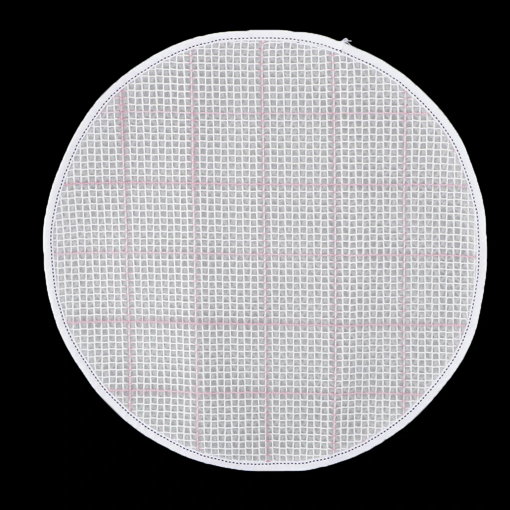 Round Blank Rug Hooking Mesh Canvas Carpet Mat Tapestry Making Material 15in