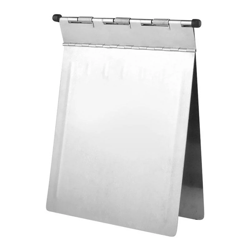 Metal Clipboard A4 Stainless Steel Patient Record Folders Clip Board