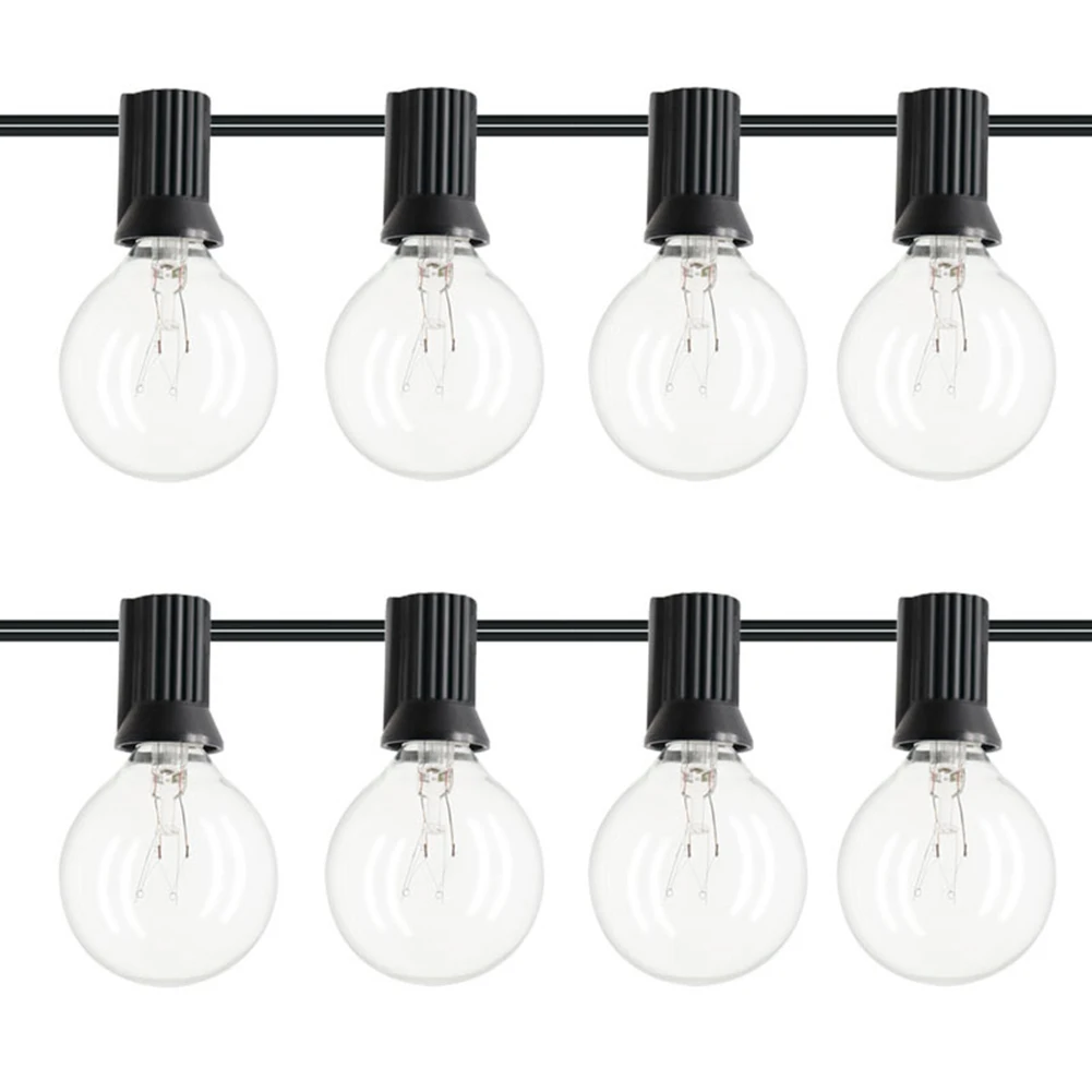LED Stringlight Decoration Bulbs Lights Hanging for Home Patio Garden Party Outdoor I88#1 - Испускаемый цвет: Tungsten Bulb EU plu