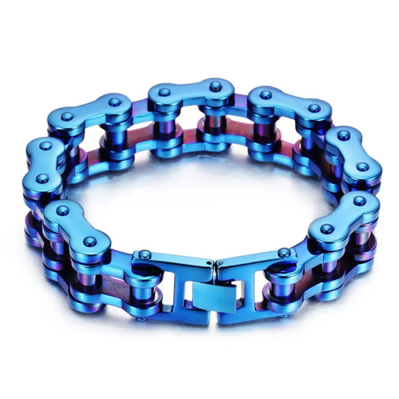 Мужской велосипедный браслет, панк мотоцикл, нержавеющая сталь, браслет-цепочка и браслет, ювелирный браслет дружбы, широкий подарок, Прямая поставка