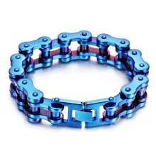 Мужской велосипедный браслет, панк мотоцикл, нержавеющая сталь, браслет-цепочка и браслет, ювелирный браслет дружбы, широкий подарок, Прямая поставка