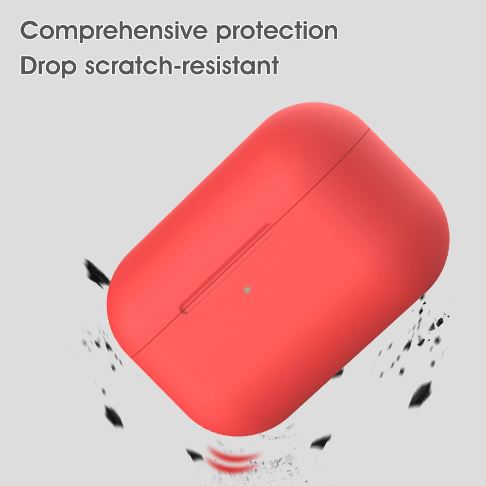 Роскошный силиконовый чехол для Apple AirPods Pro Чехол Bluetooth беспроводные наушники защитная крышка коробка для AirPods Pro гарнитура оболочка