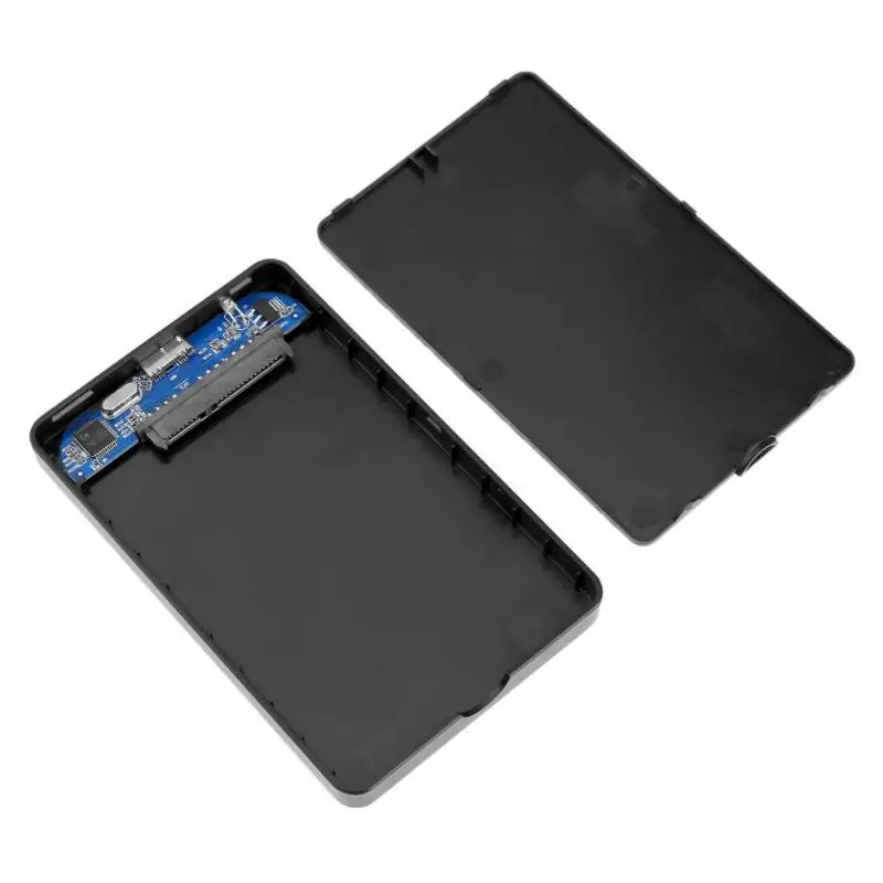 5 Гбит/с 2,5 дюйма USB3.0 SATA коробка для жесткого диска 3 ТБ HDD жесткий диск SSD Внешний Корпус чехол с USB кабелем для ПК компьютера