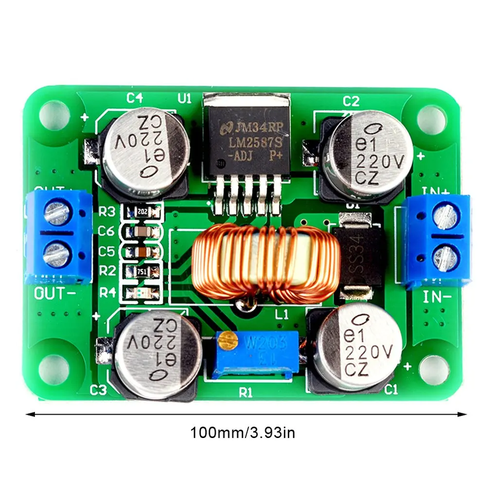 LM2587 DC-DC переменного тока в постоянный питания boost модуль над lm2577 (Пиковый 5A) постоянного тока шаг-Up преобразователь модуль