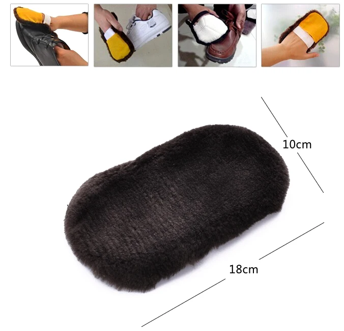 

Soften Woolen Clean Preserve Shoes Polishing Polish Gloves Pad Shoe Polisher Shining Shoe Cleaner Care Brush