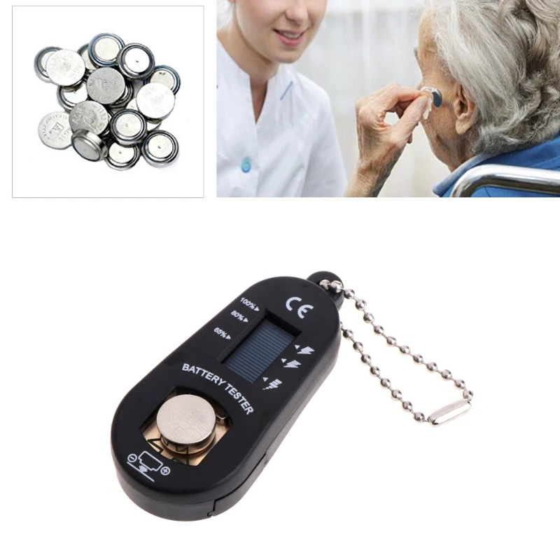 

Universal Hearing Aid Batteries Checker Tester Digital Measuring Devices Electric LCD Screens Zinc Air Batteries Button Batterie