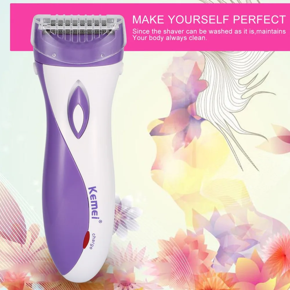 Rechargeable Lady Epilator Skin-friendly women Electric Shaver Hair Remover Female Shaving Scraping Epilators EU Plug