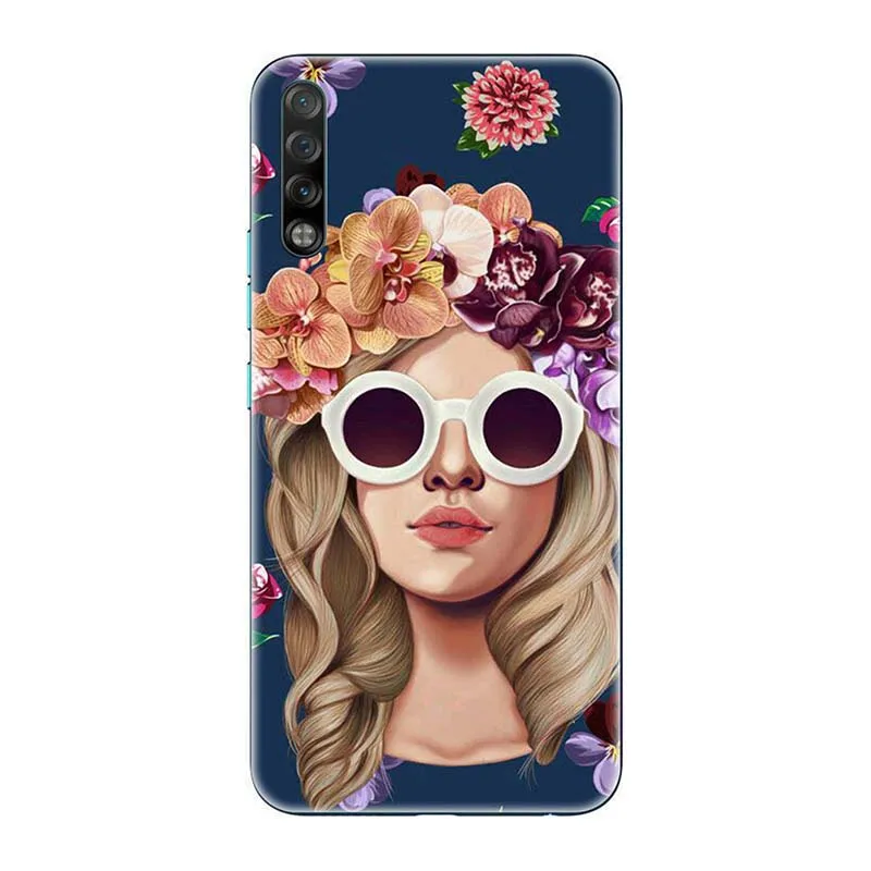 Чехол для телефона из ТПУ+ ПК для Tecno Phantom 9 Phantom9 AB7 6,4-дюймовый чехол с принтом розового волка милый чехол-крышка с узорами задняя оболочка Funda Para - Цвет: A203