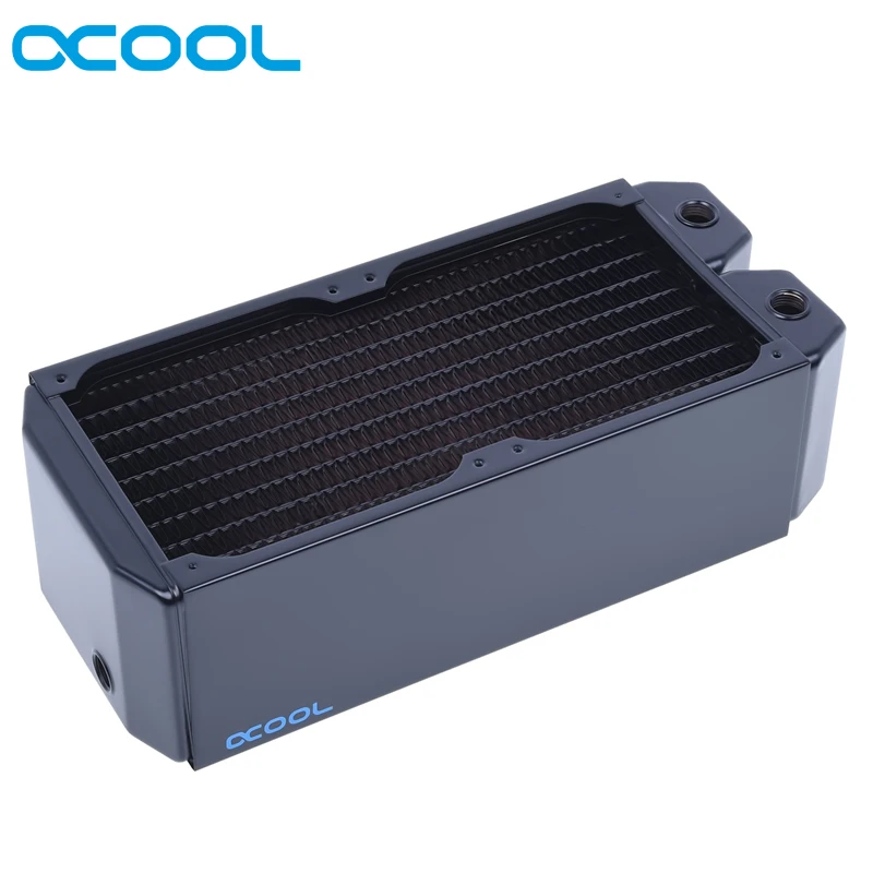 Alphacool NexXxoS Monsta компьютерный корпус водяного охлаждения 80 мм Толщина 240 мм медный радиатор 12 см вентилятор радиатора