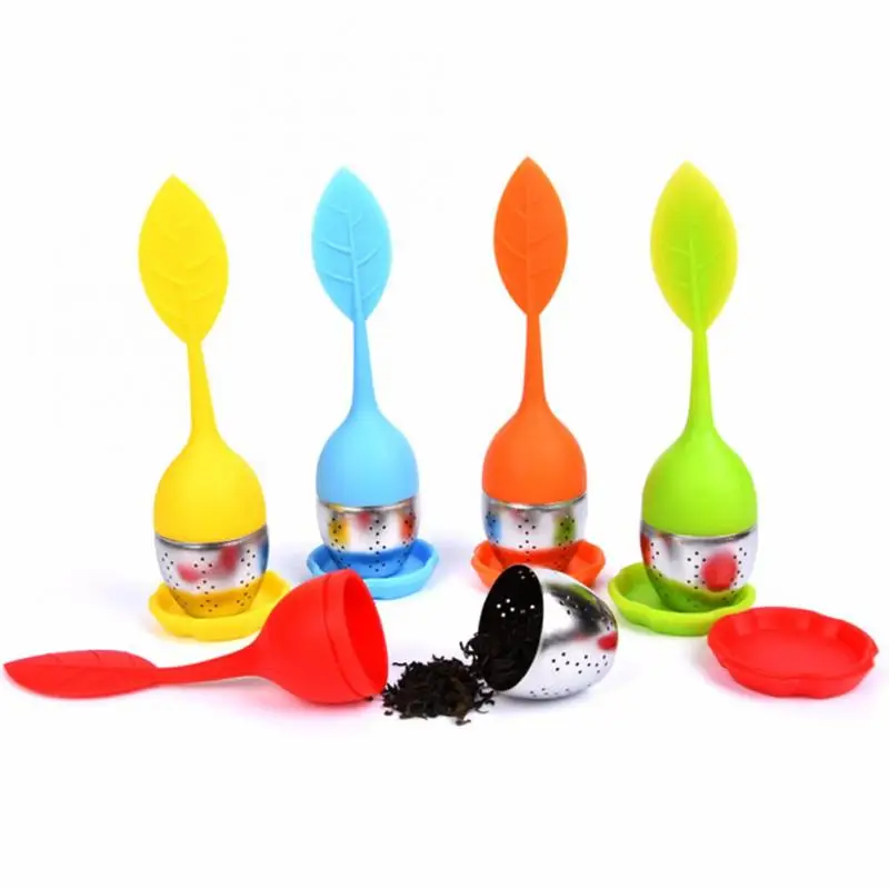 

1PCS Cute Tea Infuser Non-toxic Silicone Tea Strainer Tea Bag for Brewing Device Herbal Spice Filter Kitchen Tools