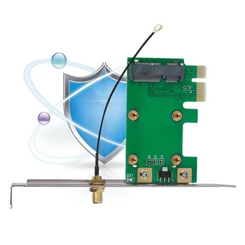 

Professional Replacement Accessories Antenna Convertor Wireless WiFi Network Laptop Adapter Card Desktop PC MiniPCI-E To PCI-E