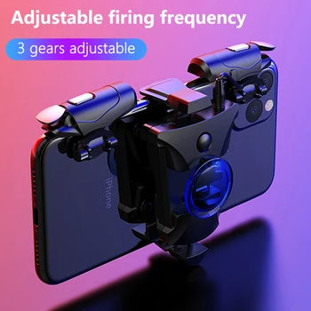 

PUBG Game Controller Grip for Trigger Button Joystick One-Click Burst Gamepad for iPhone Android Mobile Phone