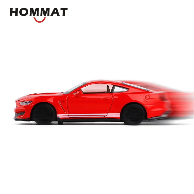 HOMMAT 1:32 Масштаб Ford Mustang Shelby GT350 Игрушечная модель автомобиля Diecasts& игрушечные транспортные средства сплав металлическая модель автомобиля подарки игрушки для детей