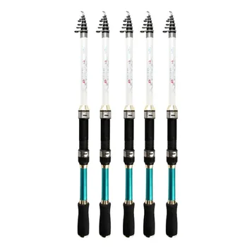 

Winter Fishing Rod Portable Carbon Fiber Telescopic Spinning Mini Fishing Rod Casting Fishing Rod EVA Handles 1.8/2.1/2.4/ 2.7m